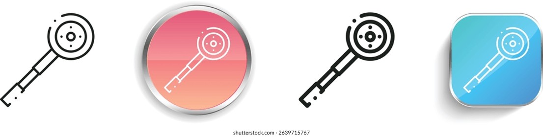pipe icon. Thin Linear, Regular and Button Style Design Isolated On White Background