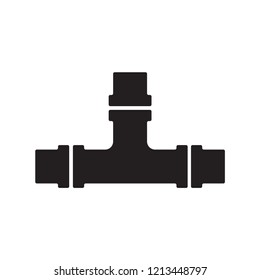 pipe icon in trendy flat design 