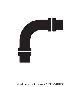pipe icon in trendy flat design 