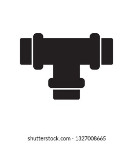 Pipe icon in trendy flat style design. Vector graphic illustration. Vector file. EPS 10. 