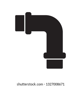 Pipe icon in trendy flat style design. Vector graphic illustration. Vector file. EPS 10. 