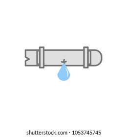 pipe  icon vector