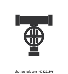 Pipe icon vector