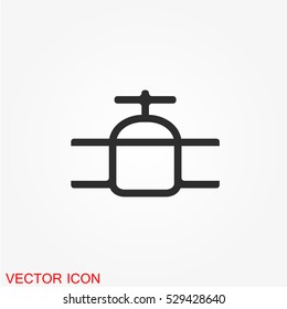 Pipe icon vector