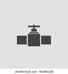 Pipe icon vector