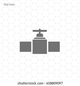 Pipe icon vector