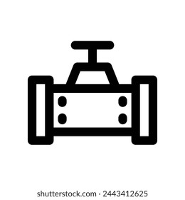 pipe icon. vector line icon for your website, mobile, presentation, and logo design.