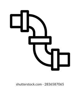 Pipe Icon Vector Symbol Design Illustration