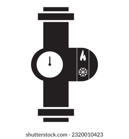 pipe icon vector template illustration logo design