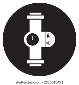 pipe icon vector template illustration logo design