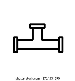 Pipe icon,vector illustration. Flat design style. vector pipe icon illustration isolated on White background, pipe icon Eps10. pipe icons graphic design vector symbols.