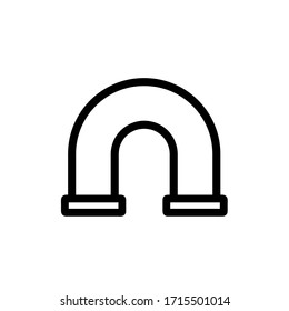 icono de canalización vectorial. Eps. 10.