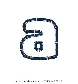 A Pipe Letter Logo Icon Design