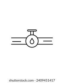 pipe line icon, vector best line icon.