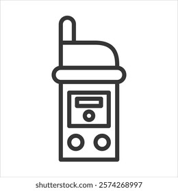 Pipe Locator Icon Vector Illustration Outline
