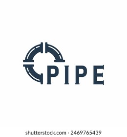 pipe logo template, pipe logo