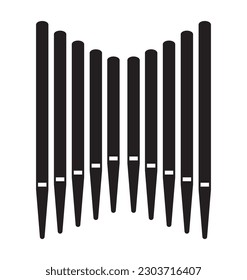 Pipe Orgel Musikinstrument Kirche Logo Symbol