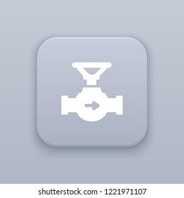 Pipe, Pipeline button, best vector on a gray background