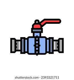 pipe pipeline color icon vector. pipe pipeline sign. isolated symbol illustration