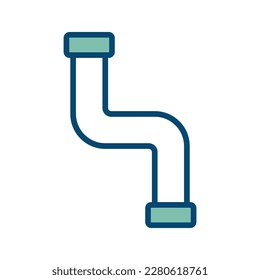 pipe plumbing icon vector design template in white background