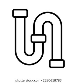 pipe plumbing icon vector design template in white background