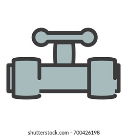 pipe plumbing symbol
