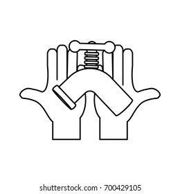 pipe plumbing symbol