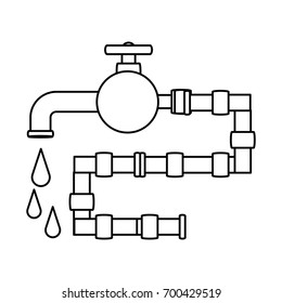 pipe plumbing symbol