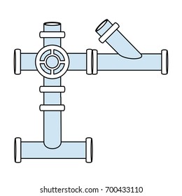 pipe plumbing symbol