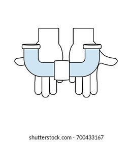 pipe plumbing symbol