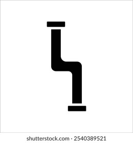Rohrleitung, Vektorsymbol-Linienzeichen