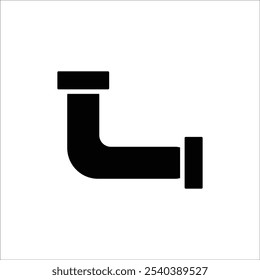 pipe plumbing vector icon line sign