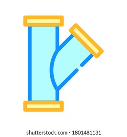 pipe repair color icon vector. pipe repair sign. isolated symbol illustration