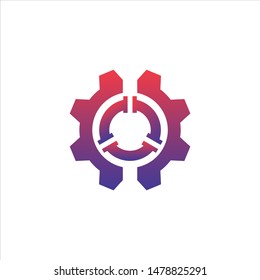 Pipe repair logo. Vector illustration