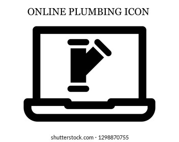 Pipe search icon. Editable Pipe search icon for web or mobile.