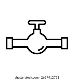 pipe sign symbol vector icon