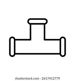pipe sign symbol vector icon
