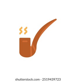 	
estilo plano do ícone de fumaça de pipe