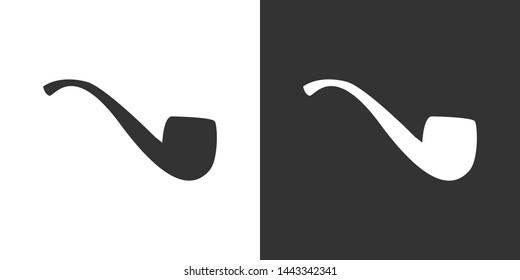 Pipe Smoke Symbol Icon Vector