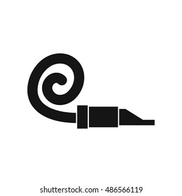 Pipe tongue icon in simple style isolated on white background. Toy symbol vector illustration