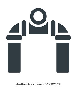 Pipe Valve Colored Vector Icon