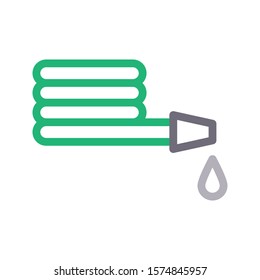 pipe vector color line icon 