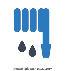 pipe vector glyph color icon