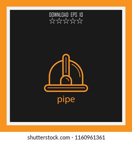 pipe vector icon