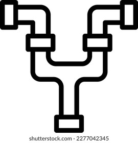 Pipe Vector Icon Design Illustration
