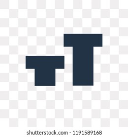 Pipe vector icon isolated on transparent background, Pipe transparency concept can be used web and mobile
