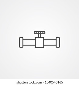 Pipe vector icon sign symbol