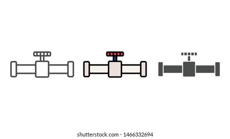 Pipe vector icon sign symbol