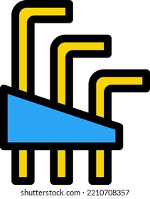 Rohrleitung    Vektorgrafik auf transparentem Hintergrund.Hochwertige Symmbols.Stroke Vektorsymbole für Konzept und Grafikdesign.