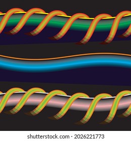 pipe vector illustration, wave line vector illustration. can be used for patterns, backgrounds, wallpapers. This vector can be edited or added text and other images
